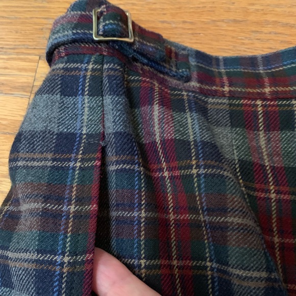 Wool Blend Lined Skort, Excellent Condition Washable, Vintage 29” Waist - Picture 3 of 8